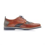 Brown / Blue Oxford Shoe 12532-24