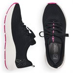 Black / Pink laced Shoe 42103-00