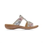 White / multi slipper sandal 06885-90