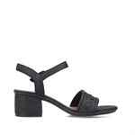 Black high heel sandal 64653-00