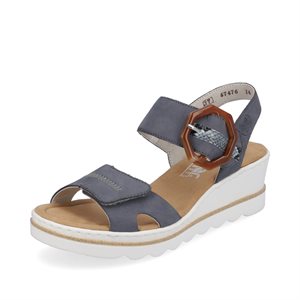 Blue Wedge Heel Sandal 67476-14