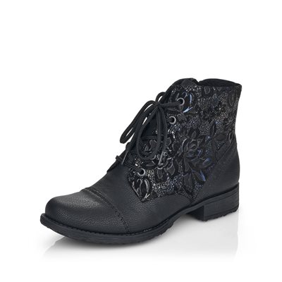 Black laced Bootie 70800-01