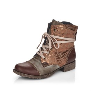Brown laced Bootie 70822-25
