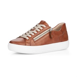 Brown laced shoe D0903-24