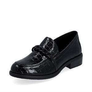 Black loafer D0F03-02