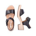 Black heel sandal D0N52-00