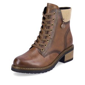 Brown laced ankle boot D1A70-22