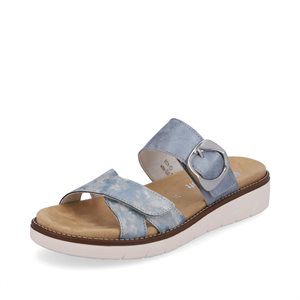 Blue slipper sandal D2048-12