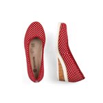 Red Wedge Heel D5500-33