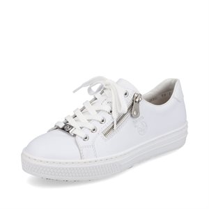 White laced shoe L59L1-83