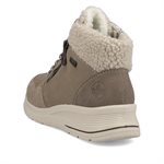 Brown waterproof winter ankle boot L7701-24