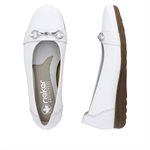 White ballerina shoe L9360-80