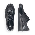 Black laced Shoe R0701-03
