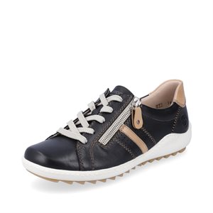 Black laced shoe R1432-14