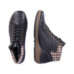 Black laced Bootie R1485-01