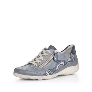 Blue laced shoe R3416-14
