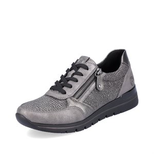 Grey laced Shoe R6700-42