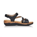Black sandal R6850-01