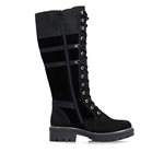 Black waterproof winter knee high boot Y8101-00